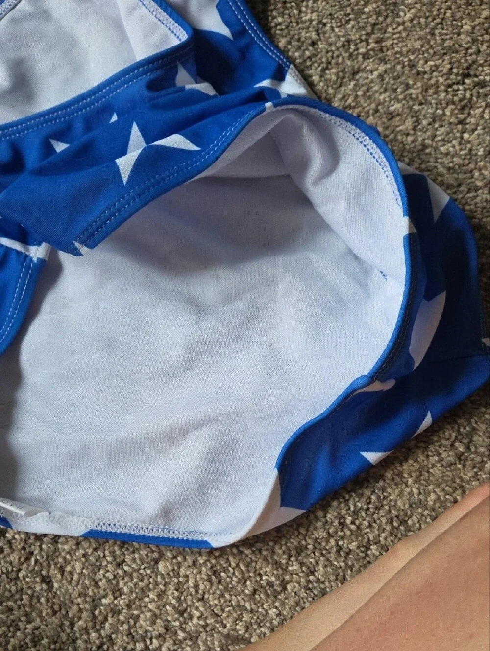 Source Unknown Red, White & Blue Star Two-Piece Tankini